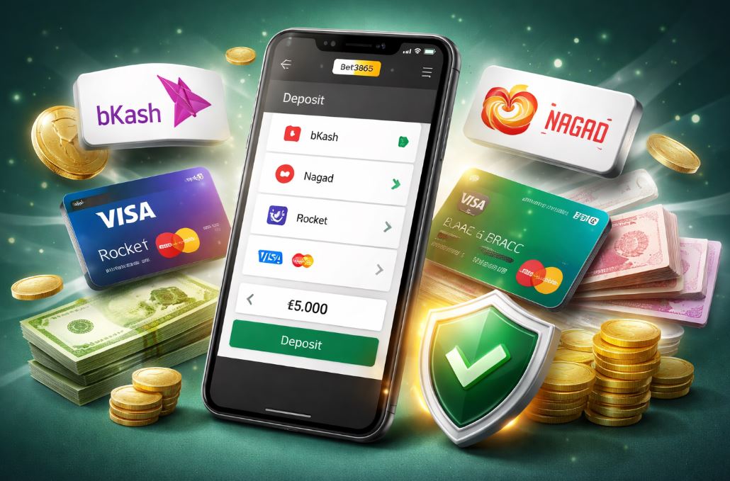 Bet365 payment methods and cashier options
